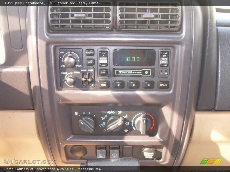 Controls of 1999 Cherokee SE
