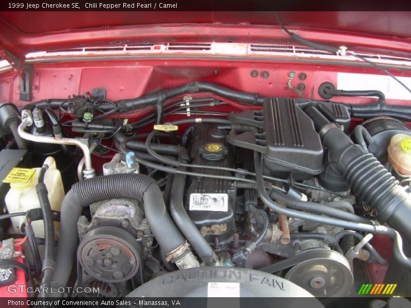  1999 Cherokee SE Engine - 2.5 Liter OHV 8-Valve 4 Cylinder