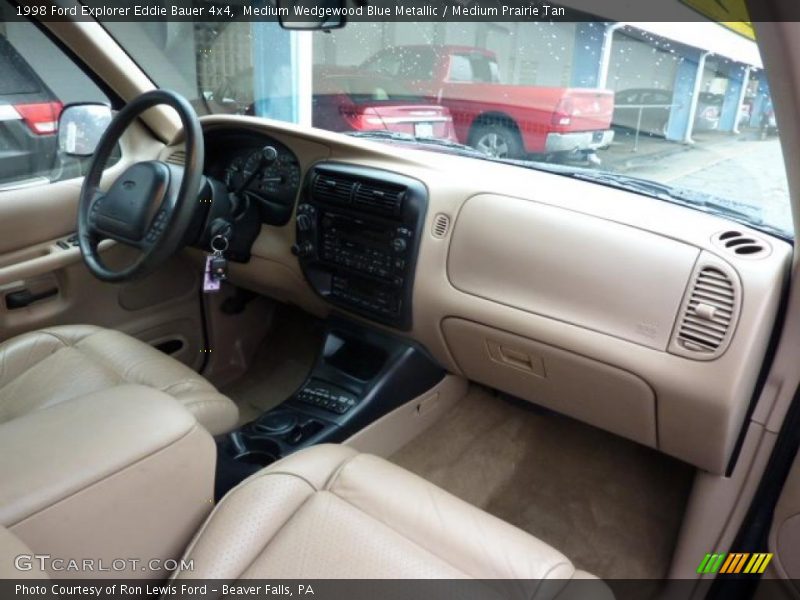 Medium Wedgewood Blue Metallic / Medium Prairie Tan 1998 Ford Explorer Eddie Bauer 4x4