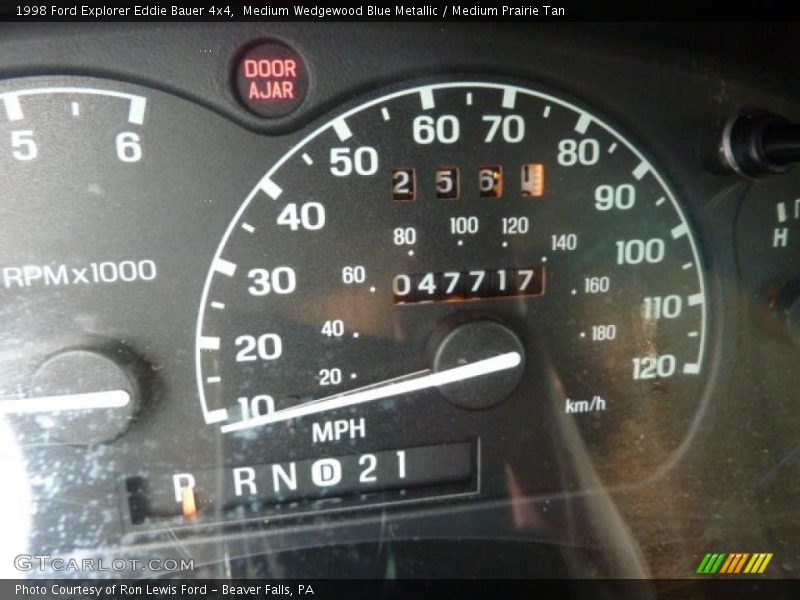 Medium Wedgewood Blue Metallic / Medium Prairie Tan 1998 Ford Explorer Eddie Bauer 4x4
