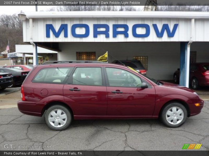 Dark Toreador Red Metallic / Dark Pebble/Light Pebble 2007 Ford Focus ZXW SE Wagon