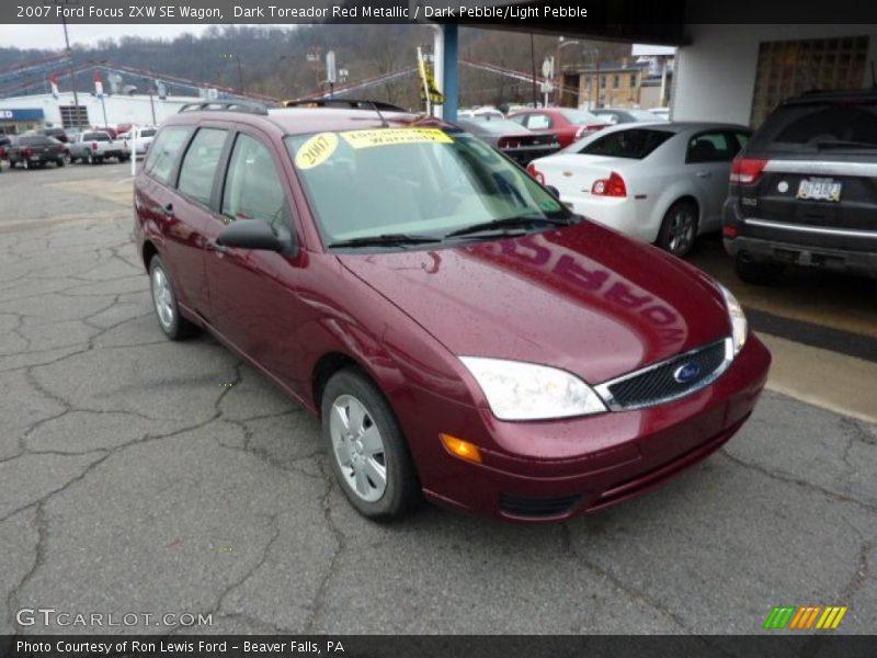 Dark Toreador Red Metallic / Dark Pebble/Light Pebble 2007 Ford Focus ZXW SE Wagon