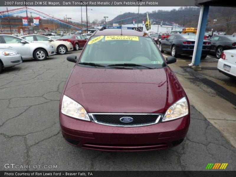 Dark Toreador Red Metallic / Dark Pebble/Light Pebble 2007 Ford Focus ZXW SE Wagon