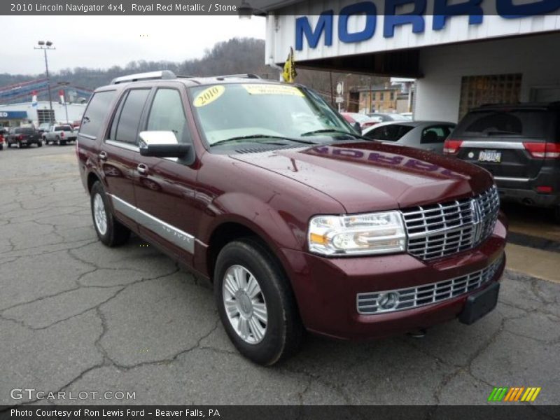 Royal Red Metallic / Stone 2010 Lincoln Navigator 4x4