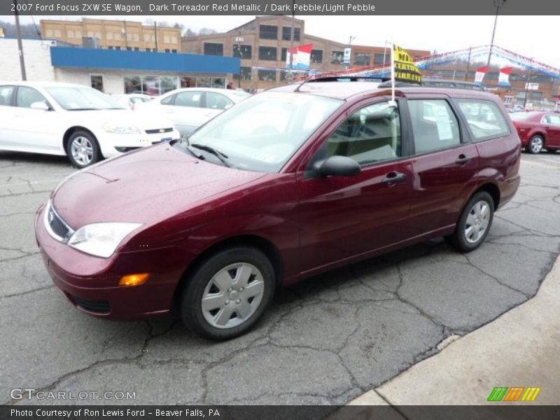 Dark Toreador Red Metallic / Dark Pebble/Light Pebble 2007 Ford Focus ZXW SE Wagon