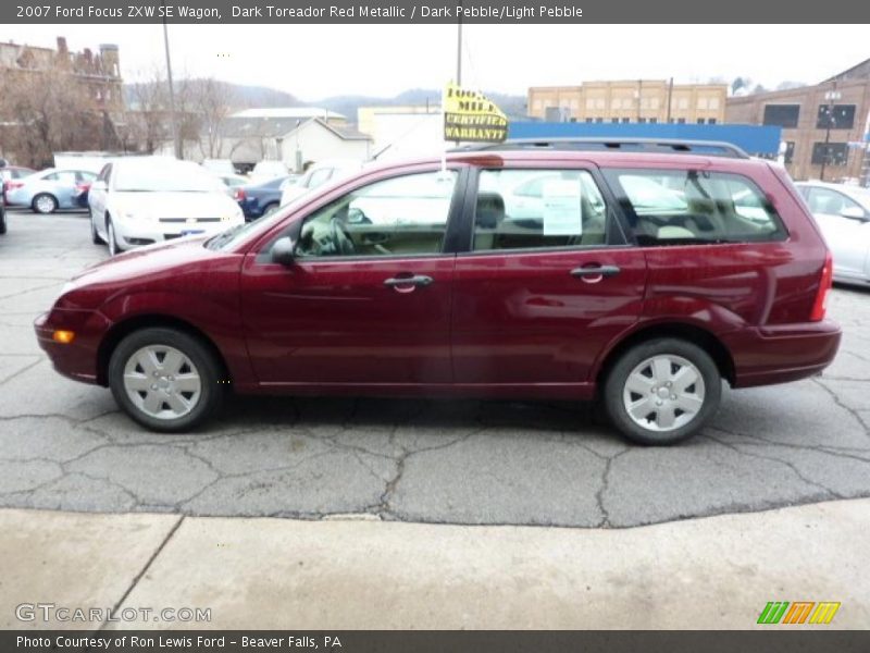 Dark Toreador Red Metallic / Dark Pebble/Light Pebble 2007 Ford Focus ZXW SE Wagon
