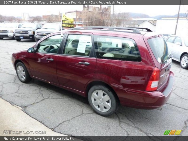 Dark Toreador Red Metallic / Dark Pebble/Light Pebble 2007 Ford Focus ZXW SE Wagon