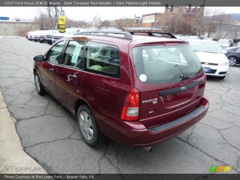 Dark Toreador Red Metallic / Dark Pebble/Light Pebble 2007 Ford Focus ZXW SE Wagon
