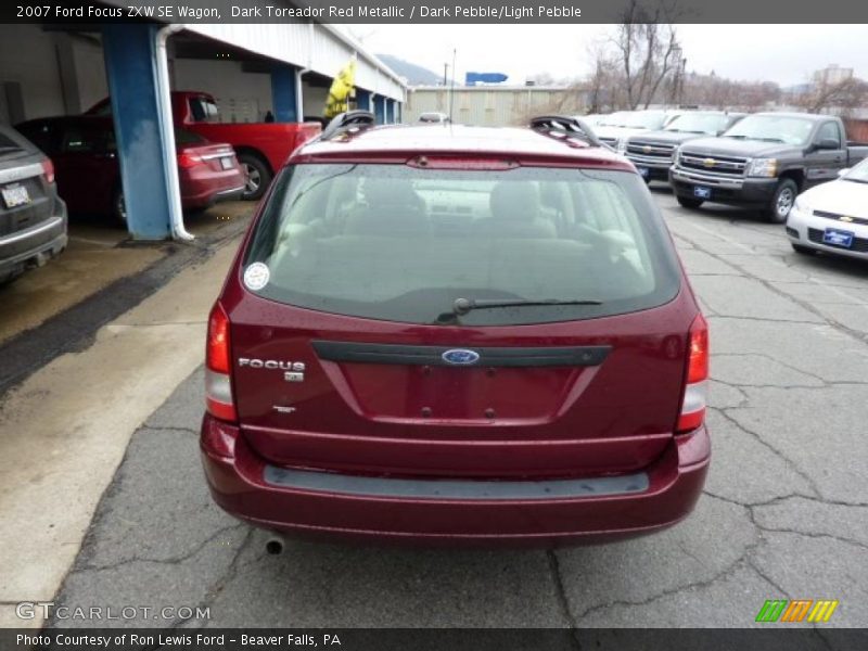 Dark Toreador Red Metallic / Dark Pebble/Light Pebble 2007 Ford Focus ZXW SE Wagon