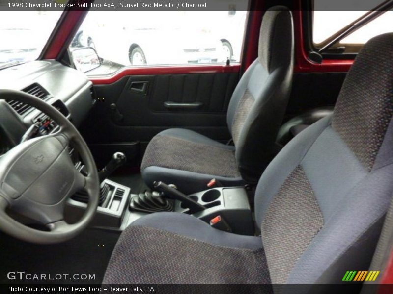  1998 Tracker Soft Top 4x4 Charcoal Interior