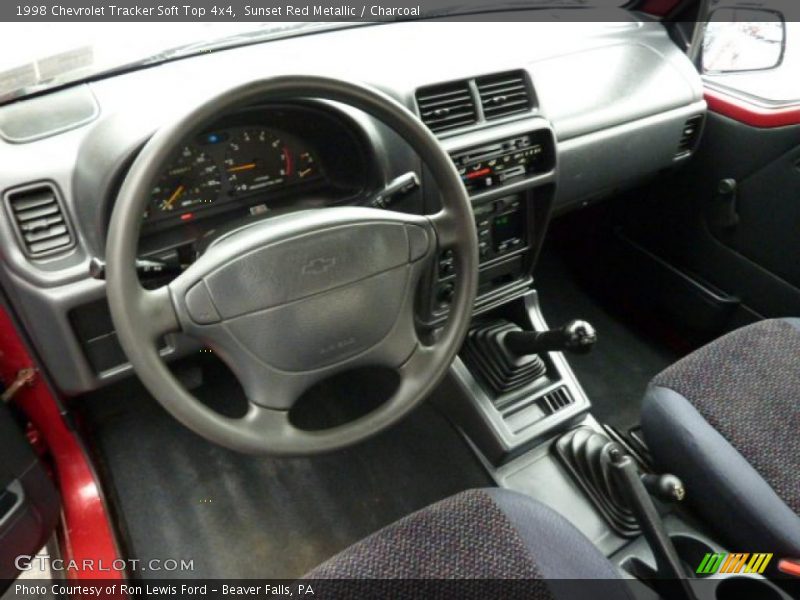  1998 Tracker Soft Top 4x4 Charcoal Interior