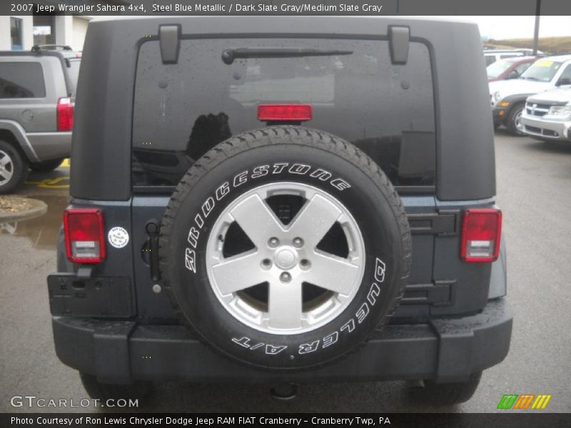 Steel Blue Metallic / Dark Slate Gray/Medium Slate Gray 2007 Jeep Wrangler Sahara 4x4
