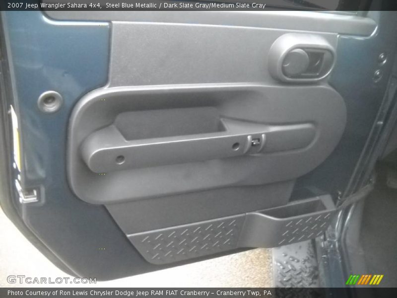Steel Blue Metallic / Dark Slate Gray/Medium Slate Gray 2007 Jeep Wrangler Sahara 4x4