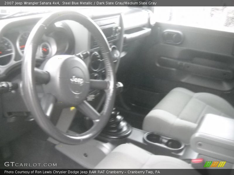 Steel Blue Metallic / Dark Slate Gray/Medium Slate Gray 2007 Jeep Wrangler Sahara 4x4