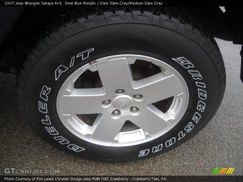 Steel Blue Metallic / Dark Slate Gray/Medium Slate Gray 2007 Jeep Wrangler Sahara 4x4