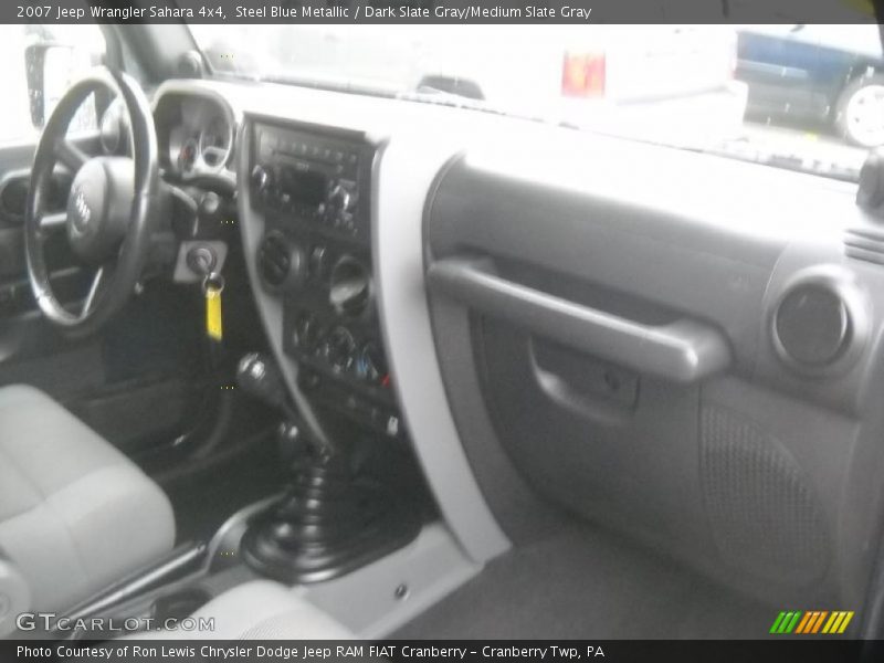 Steel Blue Metallic / Dark Slate Gray/Medium Slate Gray 2007 Jeep Wrangler Sahara 4x4