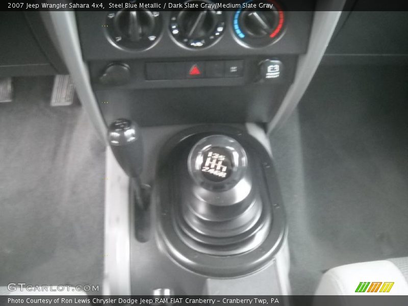 Steel Blue Metallic / Dark Slate Gray/Medium Slate Gray 2007 Jeep Wrangler Sahara 4x4