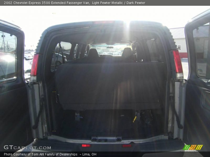 Light Pewter Metallic / Dark Pewter 2002 Chevrolet Express 3500 Extended Passenger Van