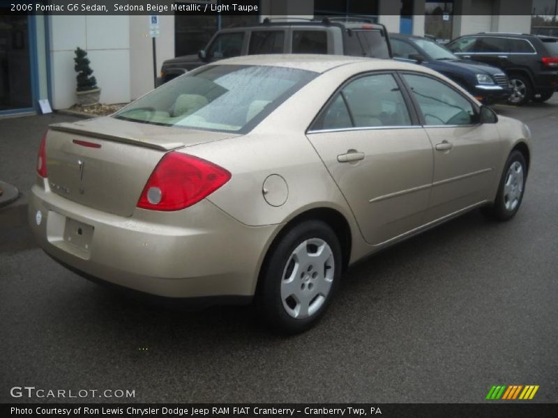 Sedona Beige Metallic / Light Taupe 2006 Pontiac G6 Sedan