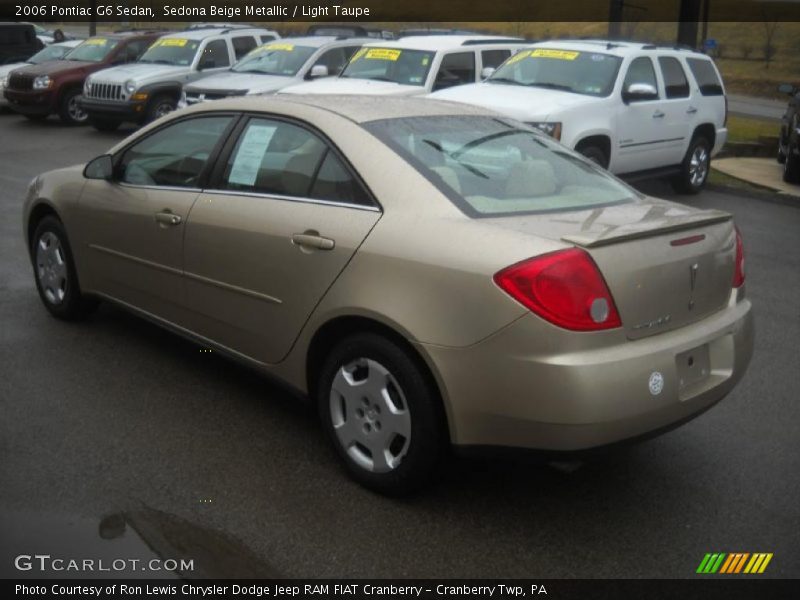 Sedona Beige Metallic / Light Taupe 2006 Pontiac G6 Sedan