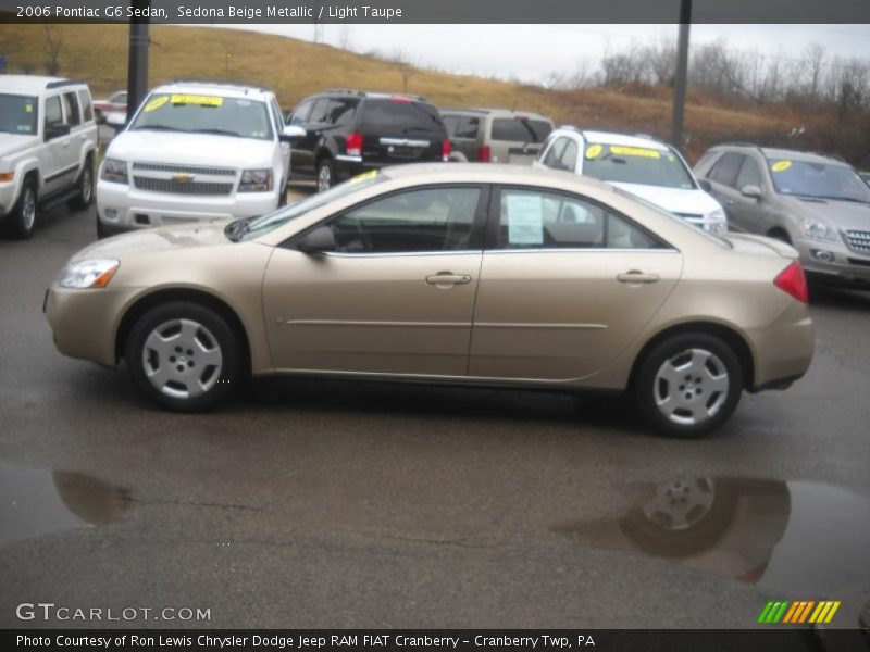 Sedona Beige Metallic / Light Taupe 2006 Pontiac G6 Sedan
