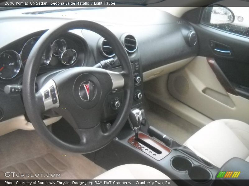 Sedona Beige Metallic / Light Taupe 2006 Pontiac G6 Sedan