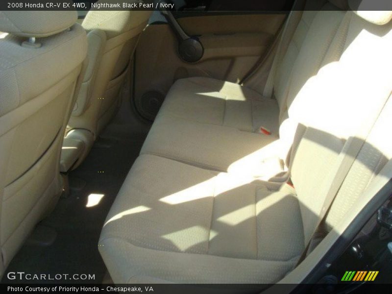 Nighthawk Black Pearl / Ivory 2008 Honda CR-V EX 4WD