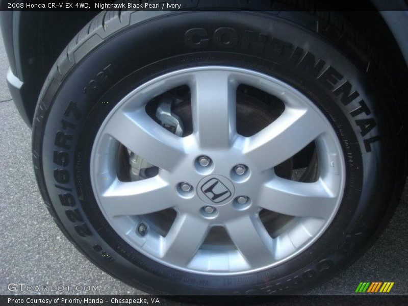Nighthawk Black Pearl / Ivory 2008 Honda CR-V EX 4WD