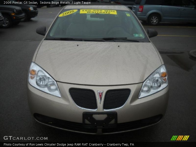 Sedona Beige Metallic / Light Taupe 2006 Pontiac G6 Sedan