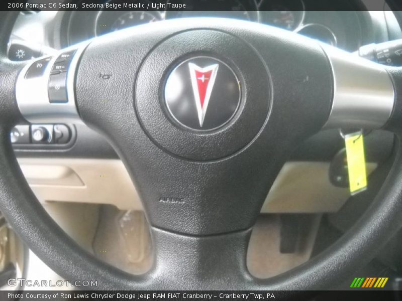 Sedona Beige Metallic / Light Taupe 2006 Pontiac G6 Sedan