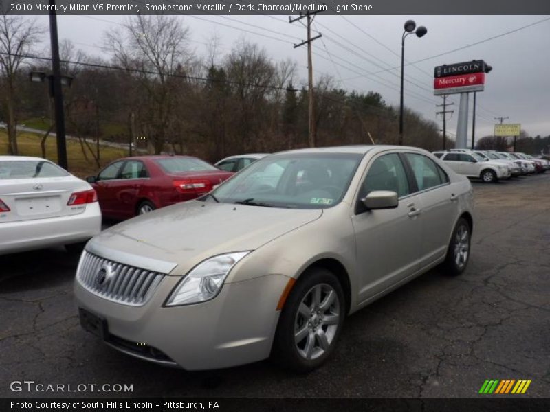 Smokestone Metallic / Dark Charcoal/Medium Light Stone 2010 Mercury Milan V6 Premier