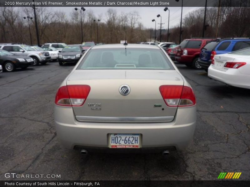Smokestone Metallic / Dark Charcoal/Medium Light Stone 2010 Mercury Milan V6 Premier