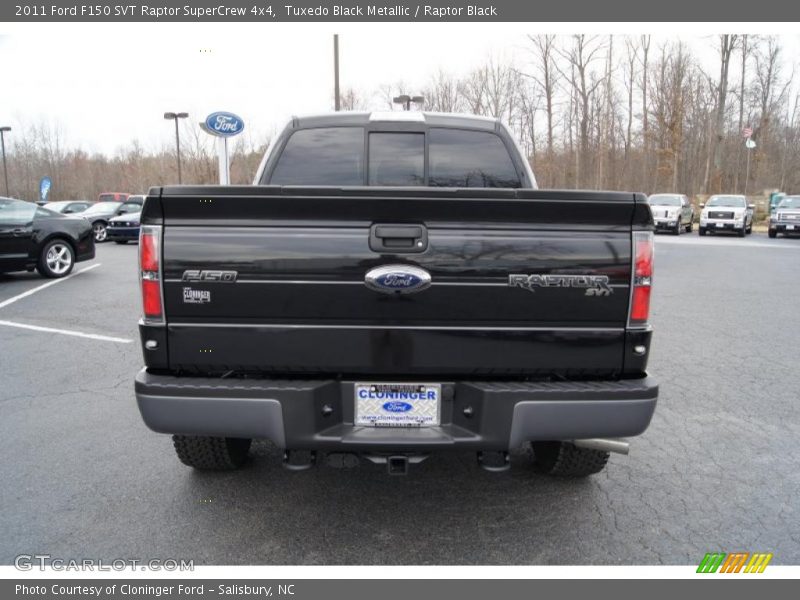 2011 F150 SVT Raptor SuperCrew 4x4 Tuxedo Black Metallic