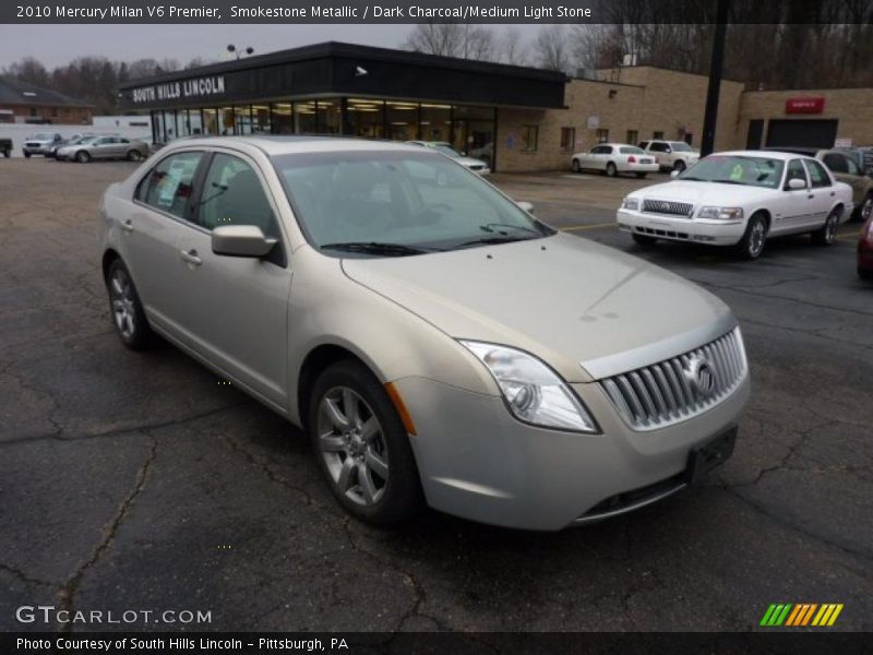 Smokestone Metallic / Dark Charcoal/Medium Light Stone 2010 Mercury Milan V6 Premier