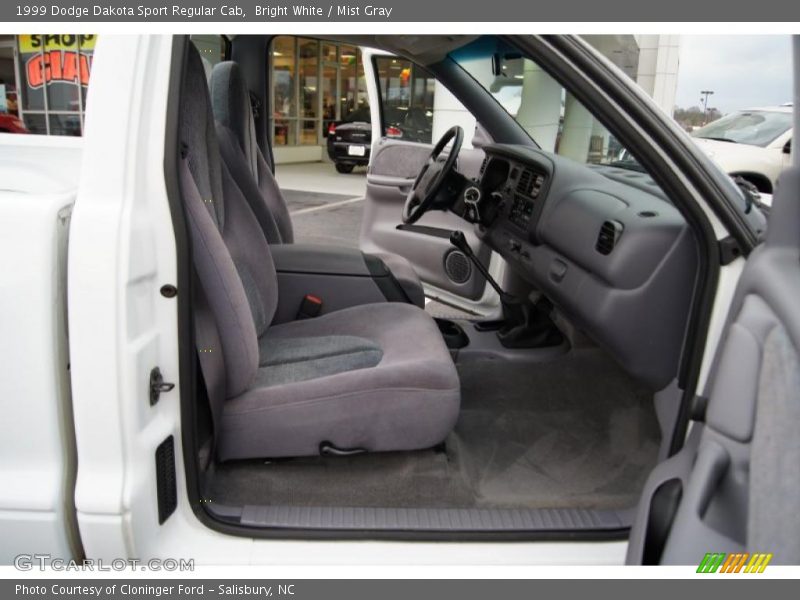  1999 Dakota Sport Regular Cab Mist Gray Interior