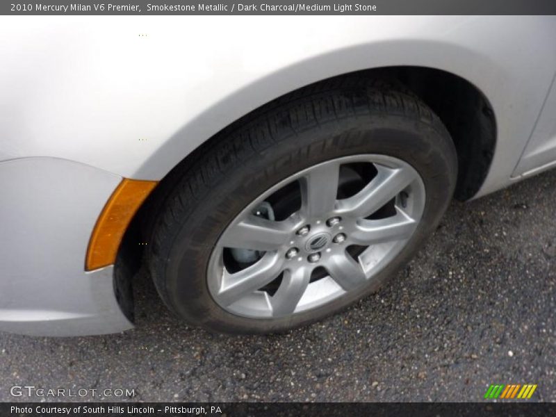 Smokestone Metallic / Dark Charcoal/Medium Light Stone 2010 Mercury Milan V6 Premier