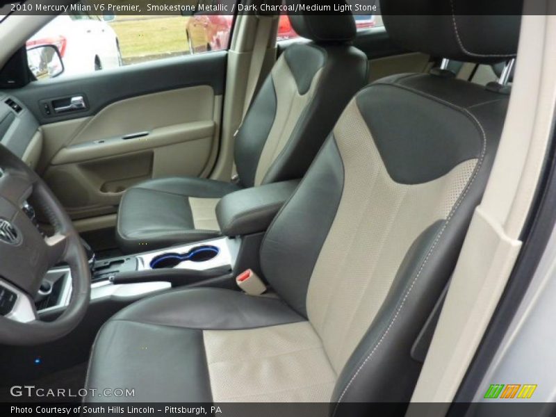 Smokestone Metallic / Dark Charcoal/Medium Light Stone 2010 Mercury Milan V6 Premier