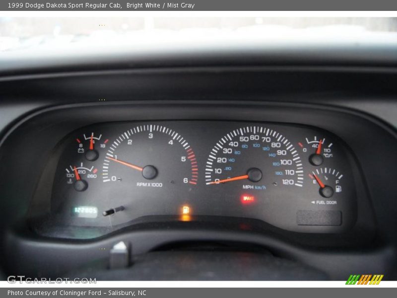  1999 Dakota Sport Regular Cab Sport Regular Cab Gauges