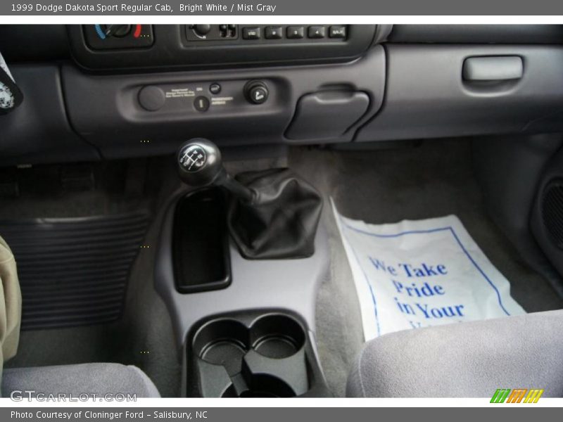  1999 Dakota Sport Regular Cab 5 Speed Manual Shifter