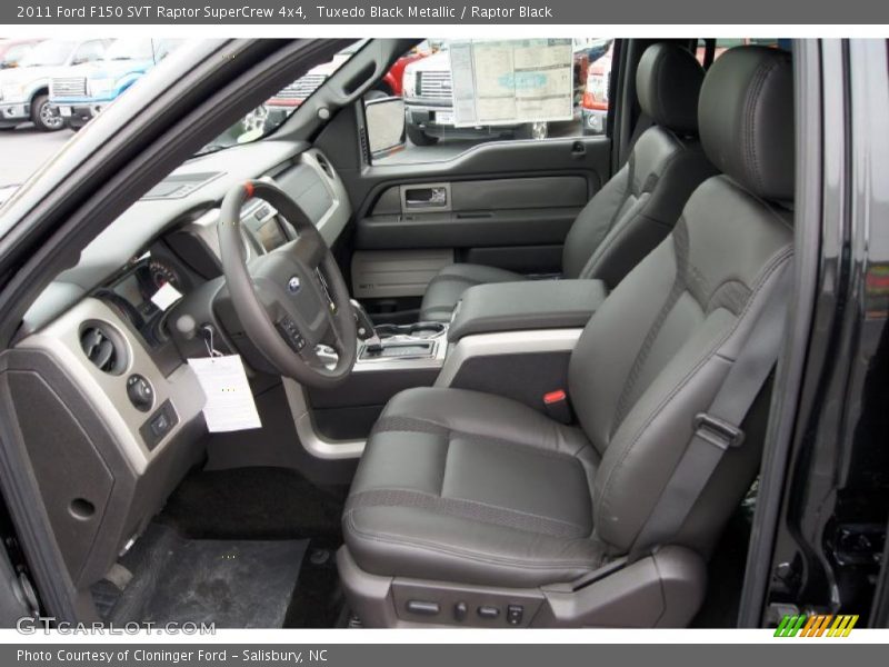  2011 F150 SVT Raptor SuperCrew 4x4 Raptor Black Interior