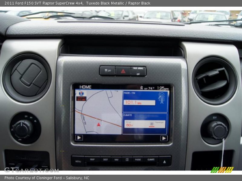Navigation of 2011 F150 SVT Raptor SuperCrew 4x4