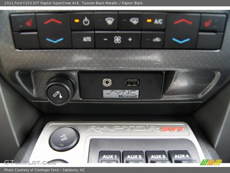 Controls of 2011 F150 SVT Raptor SuperCrew 4x4