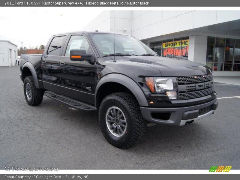 Front 3/4 View of 2011 F150 SVT Raptor SuperCrew 4x4