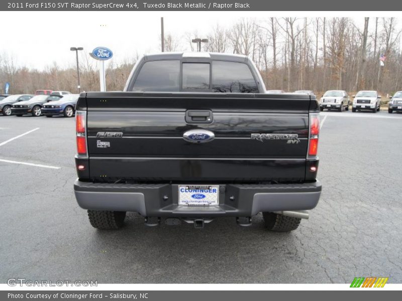 Tuxedo Black Metallic / Raptor Black 2011 Ford F150 SVT Raptor SuperCrew 4x4