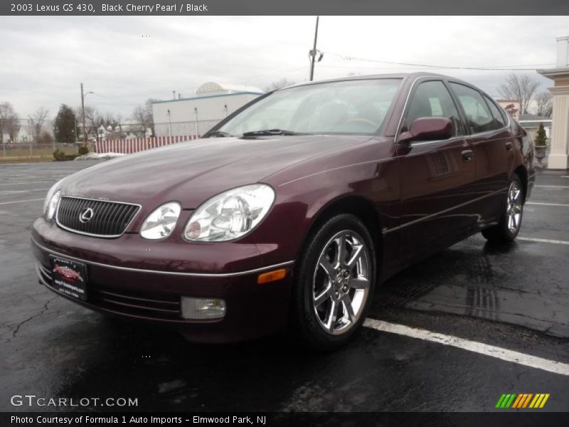 Black Cherry Pearl / Black 2003 Lexus GS 430
