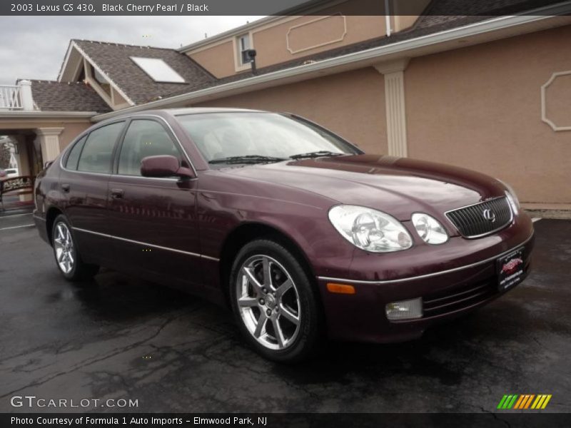 Black Cherry Pearl / Black 2003 Lexus GS 430