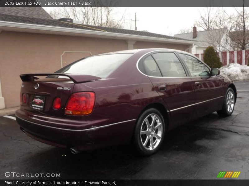 Black Cherry Pearl / Black 2003 Lexus GS 430