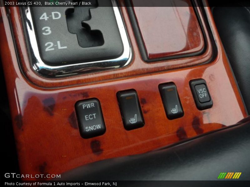Black Cherry Pearl / Black 2003 Lexus GS 430