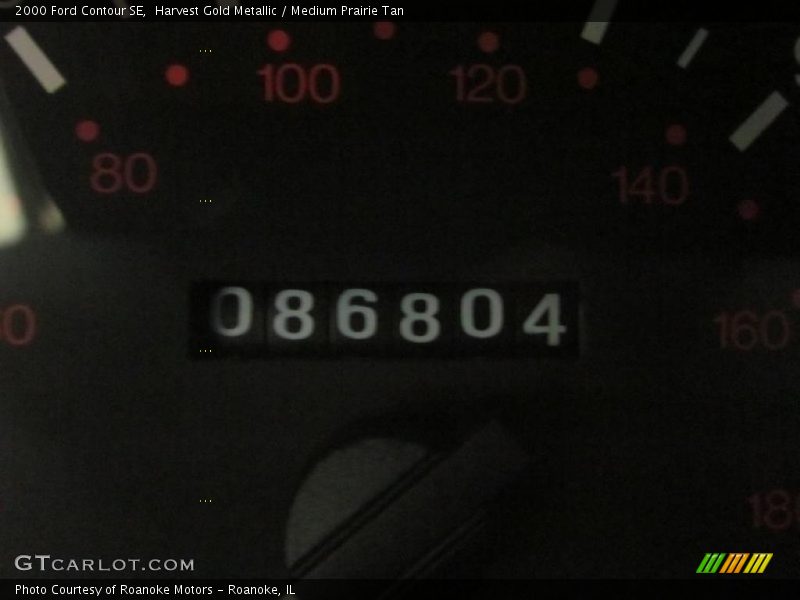 Harvest Gold Metallic / Medium Prairie Tan 2000 Ford Contour SE