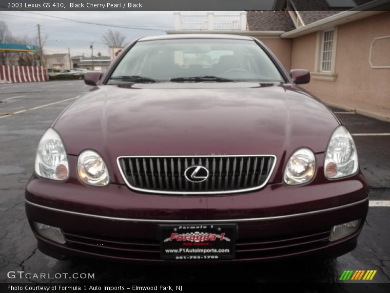 Black Cherry Pearl / Black 2003 Lexus GS 430